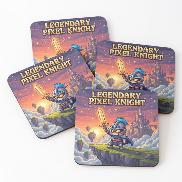 Item preview, Pico the Pixel Knight – Legendary 8-Bit RPG Hero designed and sold by roninlabstudio.