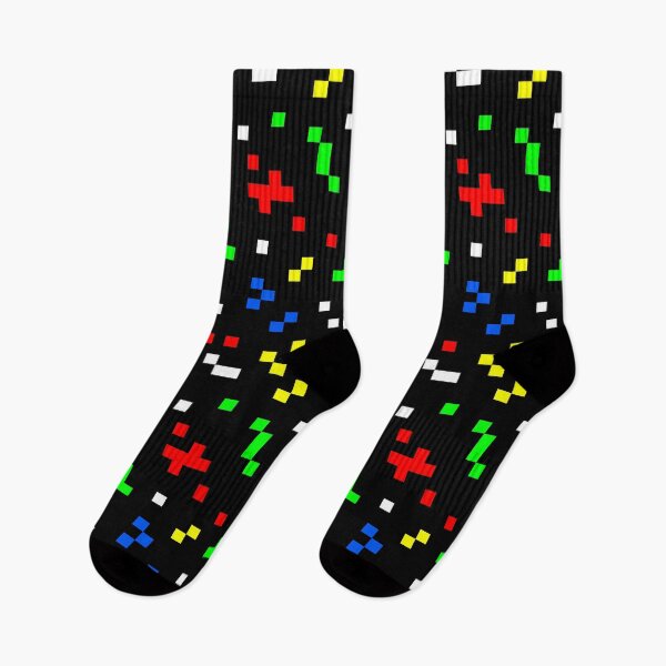Item preview, Retro 8 Bit Video Game Pattern designed and sold by ArtVixen.