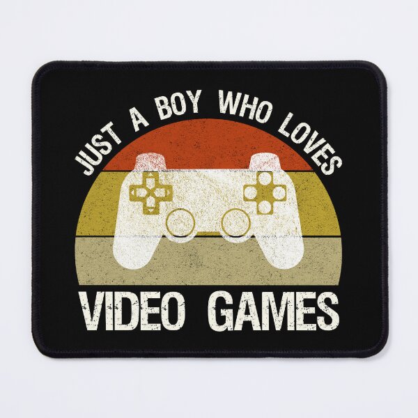 Item preview, Just A Boy Who Loves Video Games designed and sold by Cat Lady Designs.