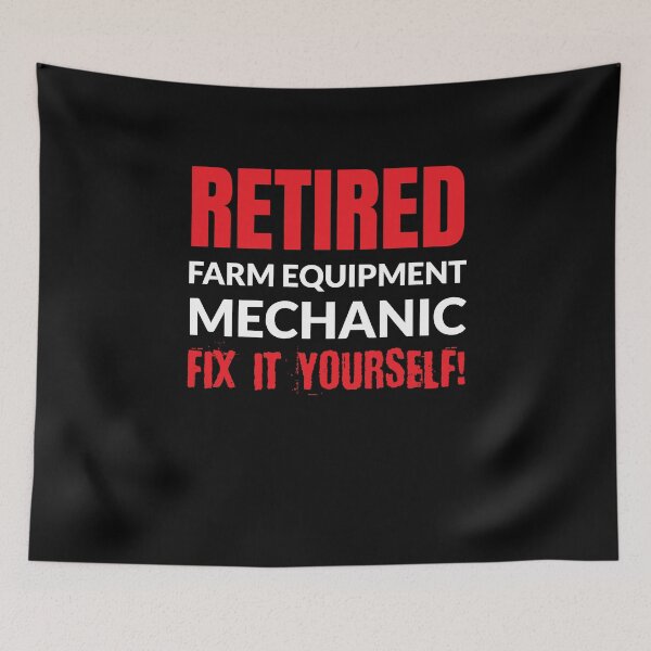 Item preview, Retired Farm Equipment Mechanic Fix It Yourself! designed and sold by LarkDesigns.