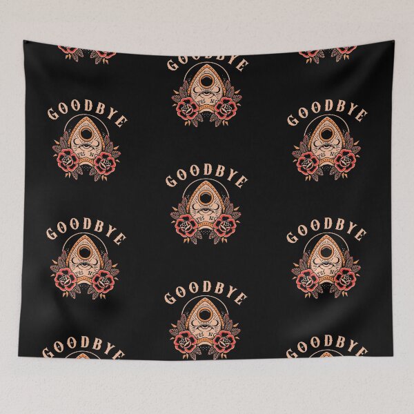 Item preview, GOODBYE Ouija Planchette – Witchy Gothic Spirit Board Design designed and sold by SideEye Co.