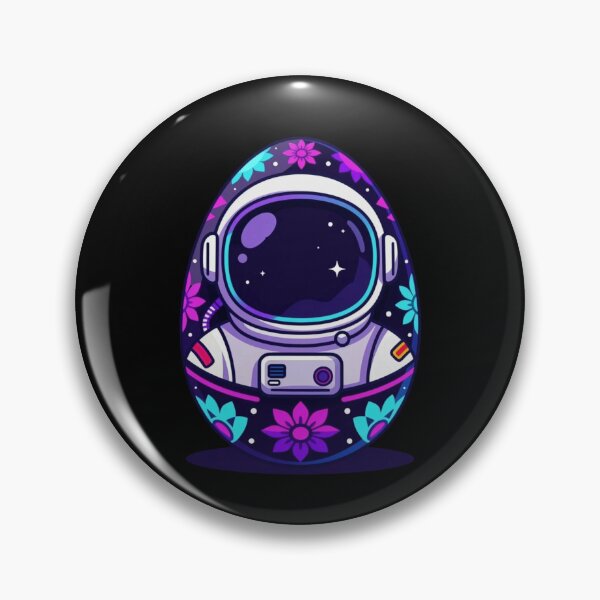 Item preview, Ilustración del huevo de Pascua de un astronauta cósmico designed and sold by PMTaurus.