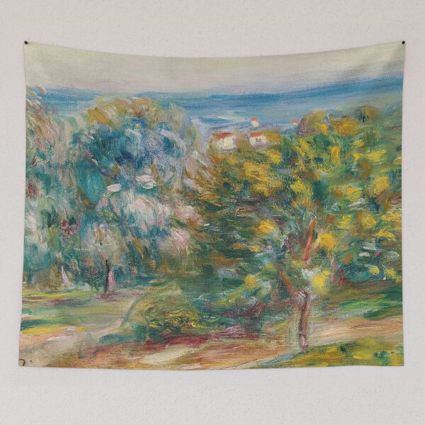 Item preview, Esquisse De Paysage Du Midi by Pierre-Auguste Renoir: Impressionist Landscape Poster designed and sold by artofuniverse.