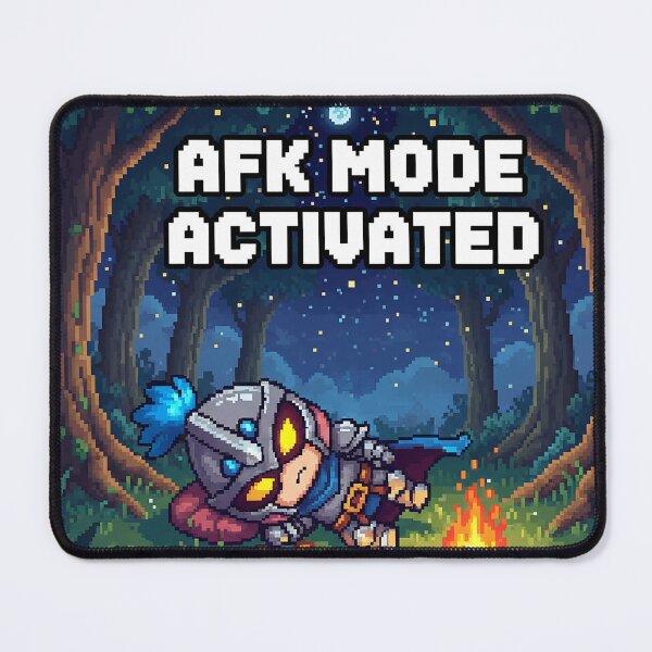 Item preview, Pico the Pixel Knight – AFK Mode Activated designed and sold by roninlabstudio.