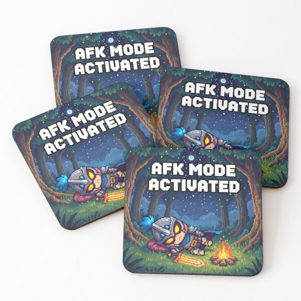 Item preview, Pico the Pixel Knight – AFK Mode Activated designed and sold by roninlabstudio.