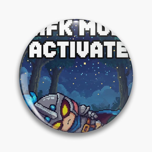 Item preview, Pico the Pixel Knight – AFK Mode Activated designed and sold by roninlabstudio.