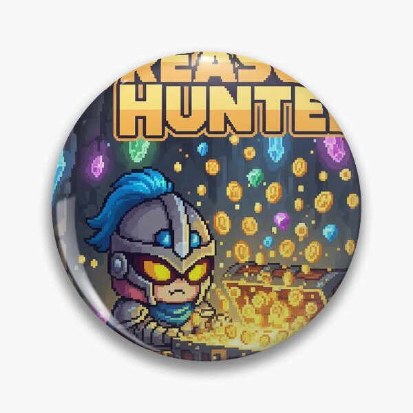 Item preview, Pico the Pixel Knight – Treasure Hunter designed and sold by roninlabstudio.