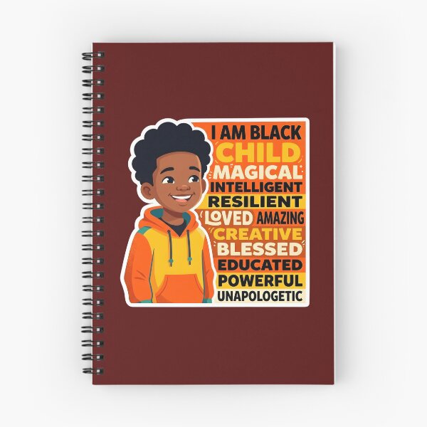 Item preview, I AM BLACK CHILD - Magical Intelligent Resilient Affirmation Poster designed and sold by WowDezign.