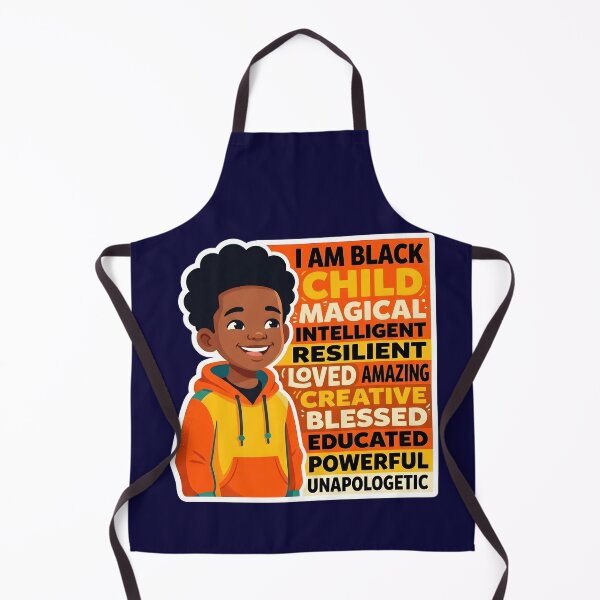 Item preview, I AM BLACK CHILD - Magical Intelligent Resilient Affirmation Poster designed and sold by WowDezign.