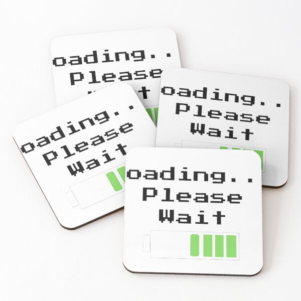 Item preview, Loading Please Wait - Minimalist Digital Loading Bar Design designed and sold by dandanM.