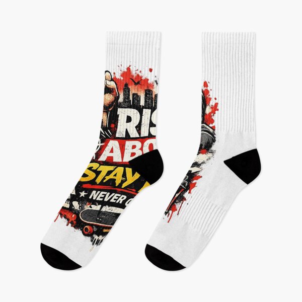 Item preview, Rise Above Stay Rebel – Urban Street Art Graffiti Motivational Design designed and sold by GarnerSupplyCo.