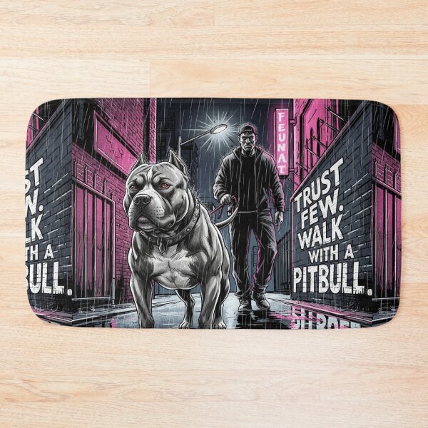 Item preview, Trust Few Walk With Pitbull designed and sold by PetJoyPrintsCO.