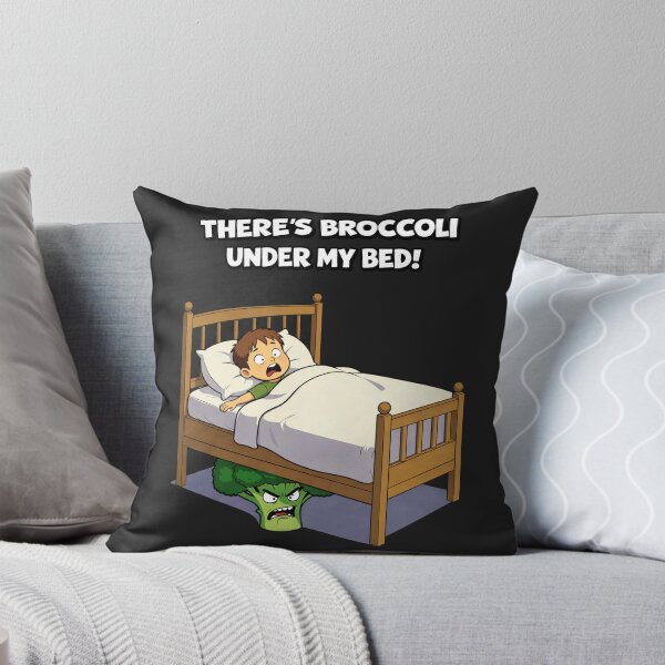 Item preview, There's Broccoli Under My Bed Funny Cartoon designed and sold by madebysiwa.