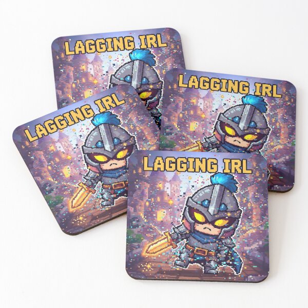 Item preview, Pico the Pixel Knight – Lagging IRL Gamer Meme designed and sold by roninlabstudio.