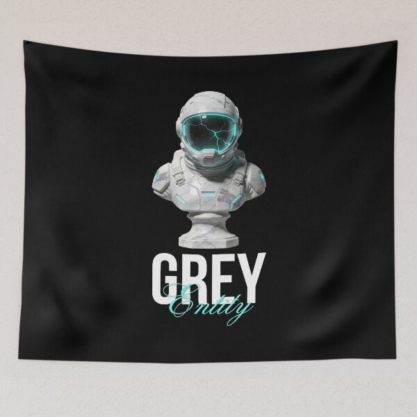 Item preview, Grey Unity – Classic Extraterrestrial Portrait designed and sold by Marble Void.