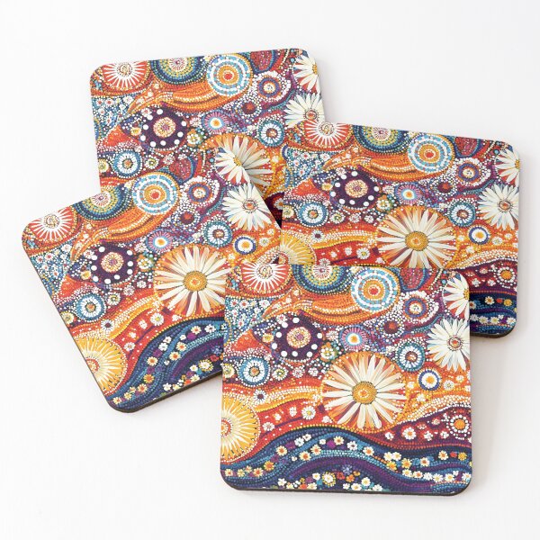 Item preview, Aboriginal Inspired Dot Art - The Beauty of Bloom designed and sold by GrinGalore.