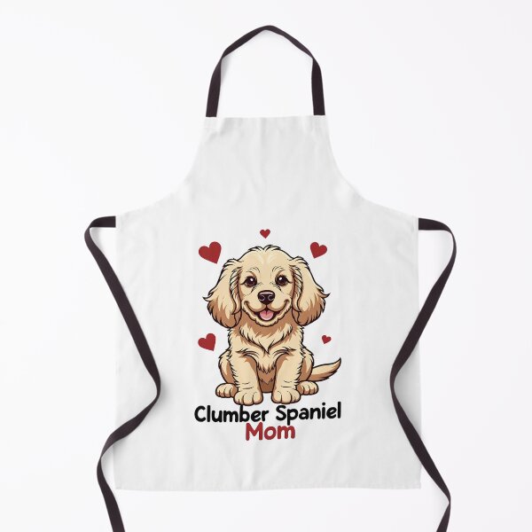 Item preview, Clumber Spaniel Mom Hearts Cute Loyal Droopy Dog Lover Gift designed and sold by Jokerstyle.