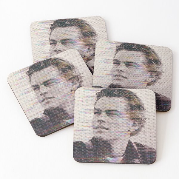 Item preview, Leonardo DiCaprio Glitch Mixed Media designed and sold by PopCultureArtShop.