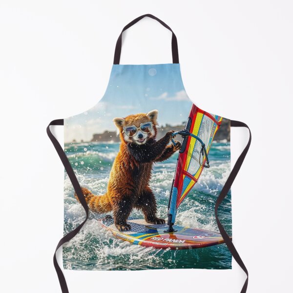 Item preview, Red Panda Windsurfer designed and sold by Tridentulus.