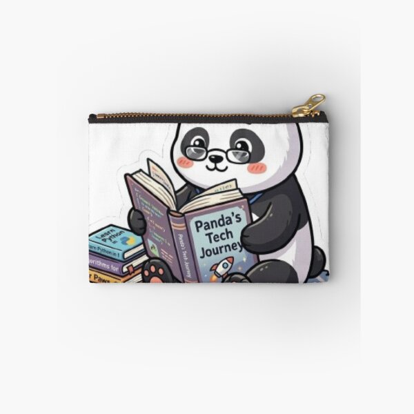 Item preview, Cute Panda Reading Book Sticker – Kawaii Book Lover Panda designed and sold by sameunique.