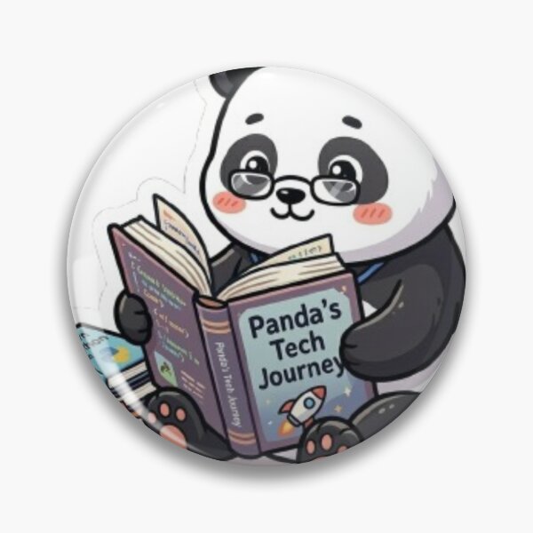 Item preview, Cute Panda Reading Book Sticker – Kawaii Book Lover Panda designed and sold by sameunique.