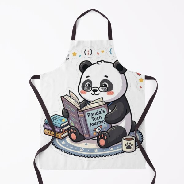 Item preview, Cute Panda Reading Book Sticker – Kawaii Book Lover Panda designed and sold by sameunique.