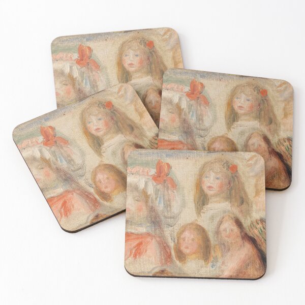 Item preview, Etude De Jeunes Filles by Pierre-Auguste Renoir: Soft Impressionist Study Poster designed and sold by artofuniverse.