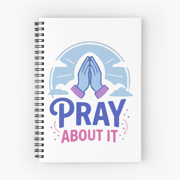 Item preview, Pray About It Christian Quote – Faith Prayer, Inspirational Bible Message, Religious Motivation, Christian Gift designed and sold by stylishdzign.