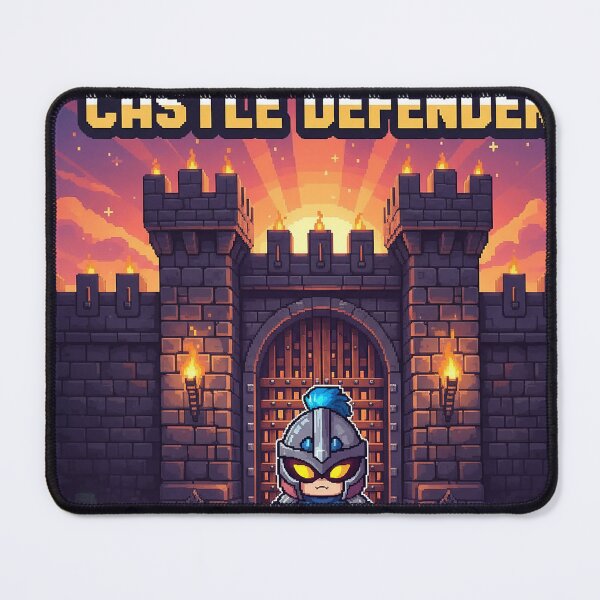 Item preview, Pico the Pixel Knight – Castle Defender Retro Pixel Art designed and sold by roninlabstudio.