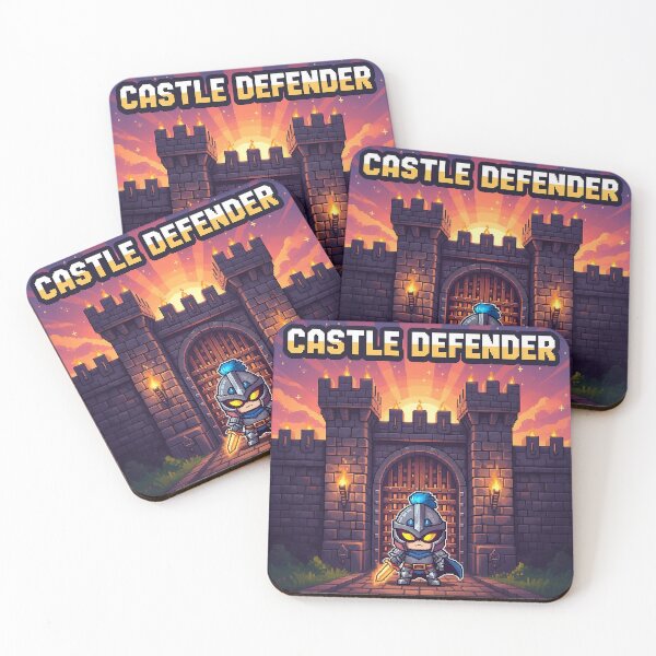 Item preview, Pico the Pixel Knight – Castle Defender Retro Pixel Art designed and sold by roninlabstudio.