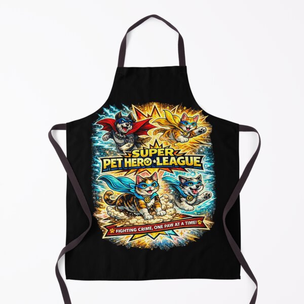 Item preview, Super Pet Hero League Fighting Crime One Paw At  Time designed and sold by WildWonderfulWear.