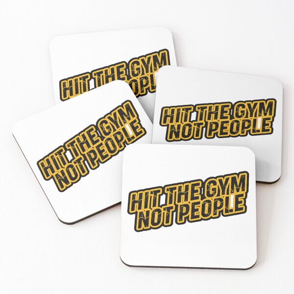 Item preview, Hit the Gym Not People designed and sold by Old Man Athletics.