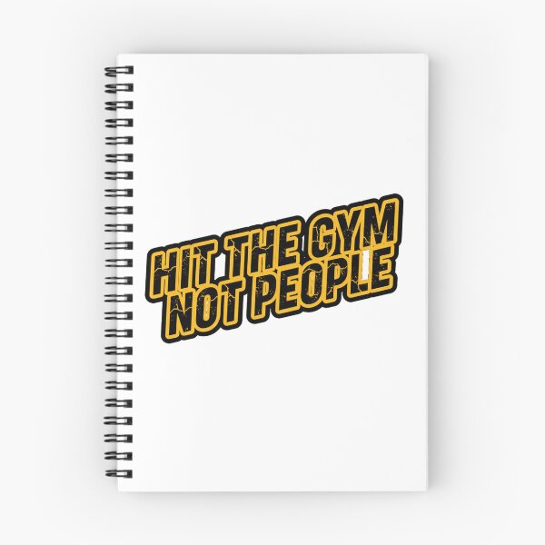 Item preview, Hit the Gym Not People designed and sold by Old Man Athletics.