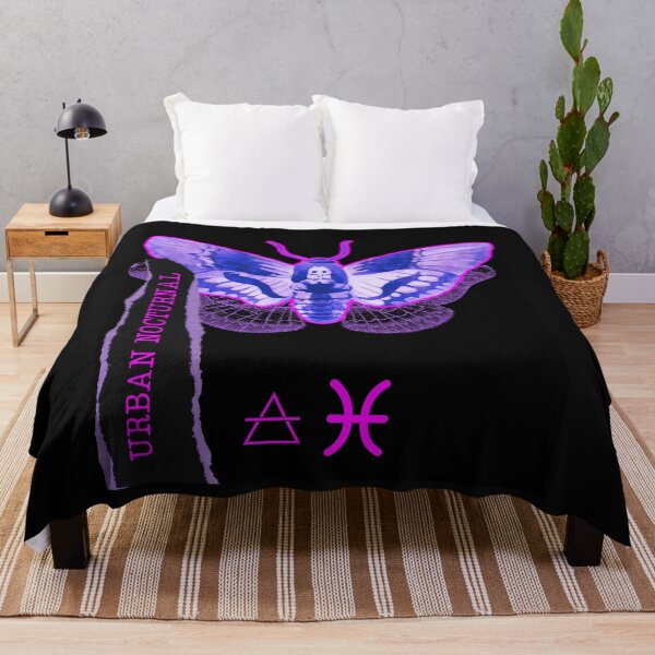 Item preview, Death Moth Electric Fuchsia Neon Streetwear Edition designed and sold by EarthArtDesigns.