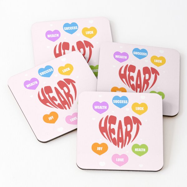 Item preview, Positive Hearts - Love Luck and Success Poster designed and sold by Doahda.