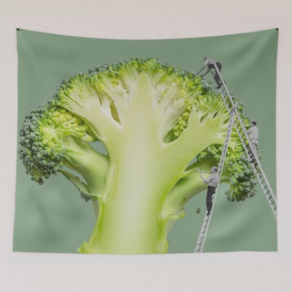 Item preview, Broccoli Tree Trimming designed and sold by Mischief and Musings.