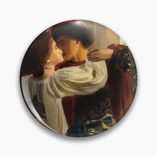 Item preview, Romeo and Juliet Balcony Scene - Classic Romantic Redraw designed and sold by natmi.art.