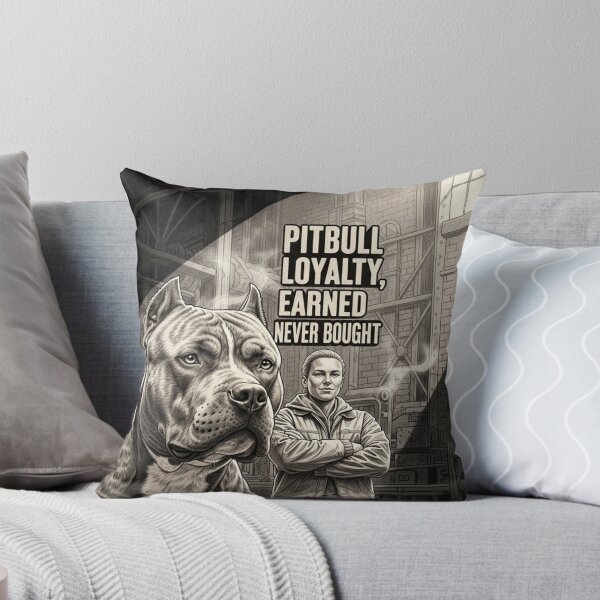 Item preview, Pitbull Loyalty Earned Never Bought designed and sold by PetJoyPrintsCO.