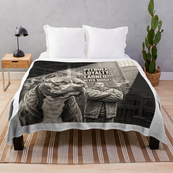 Item preview, Pitbull Loyalty Earned Never Bought designed and sold by PetJoyPrintsCO.