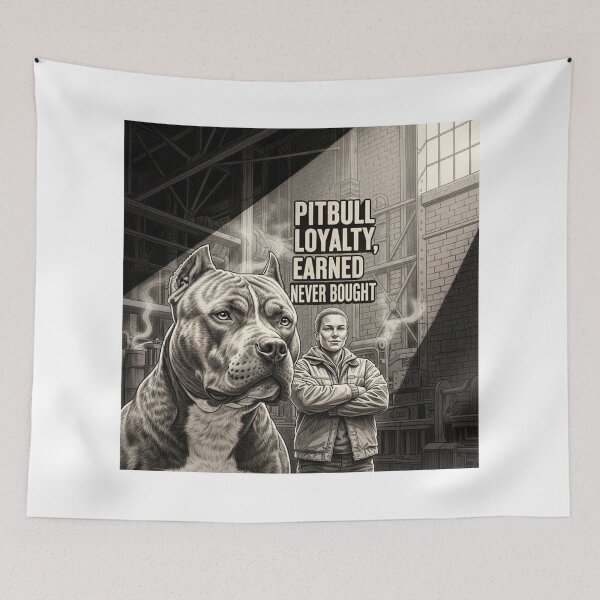 Item preview, Pitbull Loyalty Earned Never Bought designed and sold by PetJoyPrintsCO.