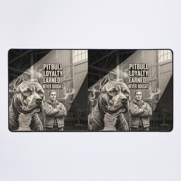 Item preview, Pitbull Loyalty Earned Never Bought designed and sold by PetJoyPrintsCO.