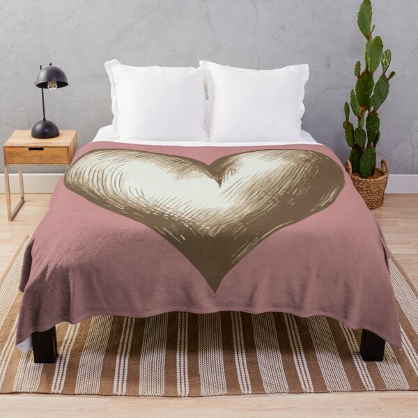 Item preview, Sepia Sketch Heart designed and sold by Moxie Ink Lady.
