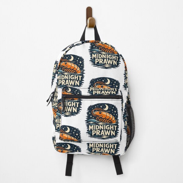 Item preview, Midnight Ocean BIg Prawn – Vintage Nautical Illustration designed and sold by TomoMadeIt.