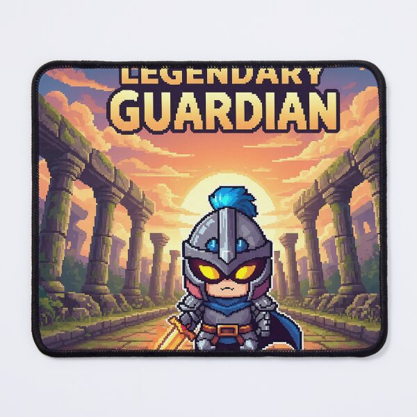 Item preview, Pico the Pixel Knight – Legendary Guardian of the Realm designed and sold by roninlabstudio.