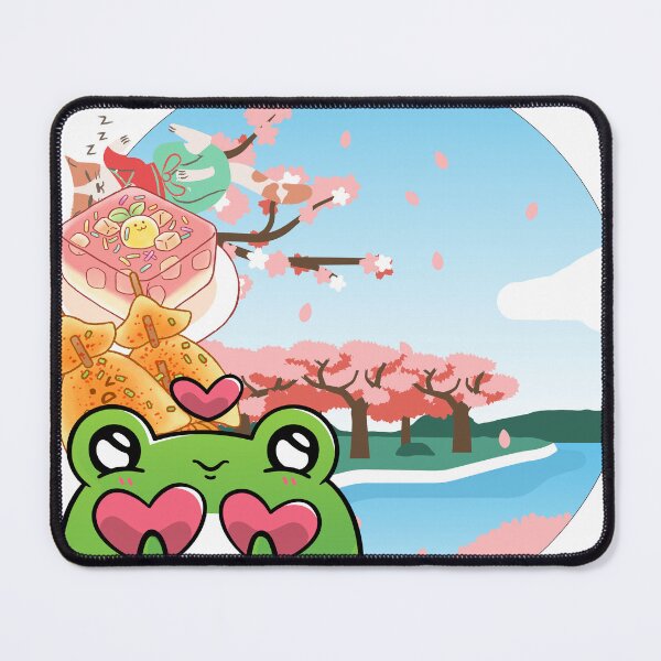 Item preview, Spring in Japan: Lovestruck Frog and Sakura designed and sold by Kanniax.