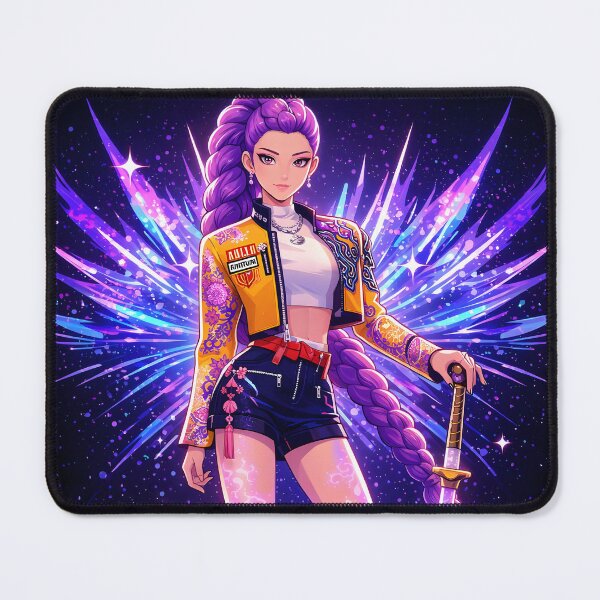 Artikelvorschau, Rumi K-Pop Fantasy-Kunstwerk – Zeitgenössischer Musik-Kunstdruck entworfen und verkauft von Echo Trend Prints.