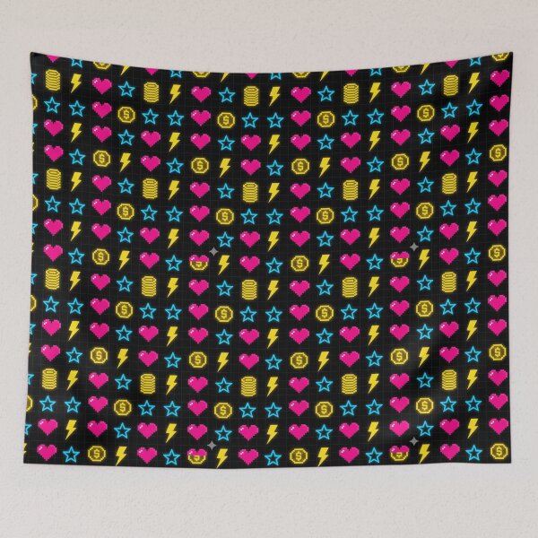 Item preview, Retro Gamer Icon Pattern designed and sold by StickVerse by Owais.