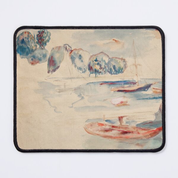 Item preview, Etudes De Bateaux by Pierre-Auguste Renoir: Coastal Impressionist Sketch Poster designed and sold by artofuniverse.
