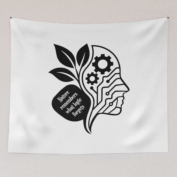 Item preview, Nature Remembers What Logic Forgets designed and sold by Lily's World.