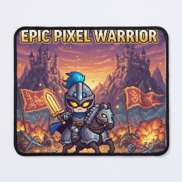Item preview, Pico the Pixel Knight – Epic Pixel Warrior designed and sold by roninlabstudio.